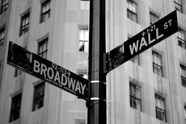 Broadway and Wall