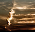 Clouds and Contrail