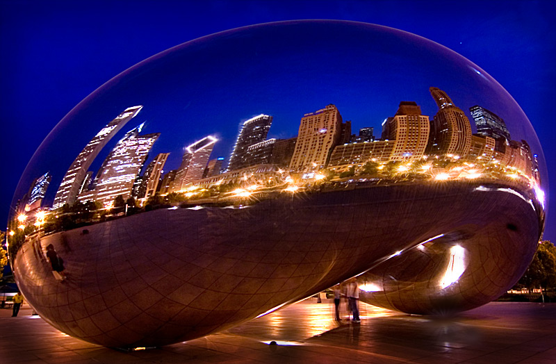 The Bean At Night