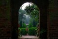 Barnsley Gardens ruins entrance from inside 2