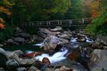 Bridge over waterfalls