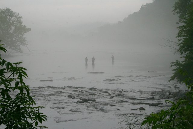 Fishing on the Hiwassee River