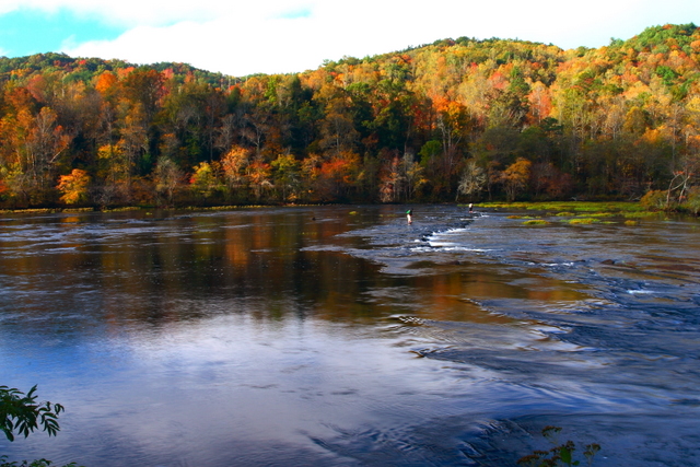 Fishing on the Hiwassee River