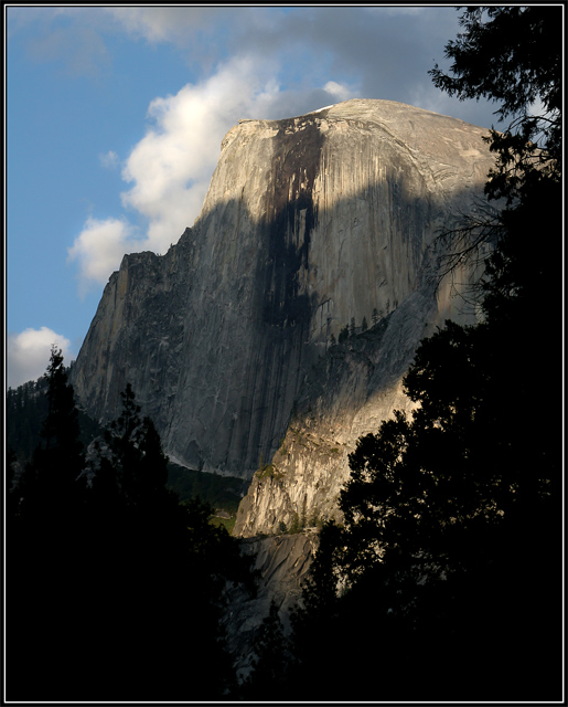 Shadows on Half Dome