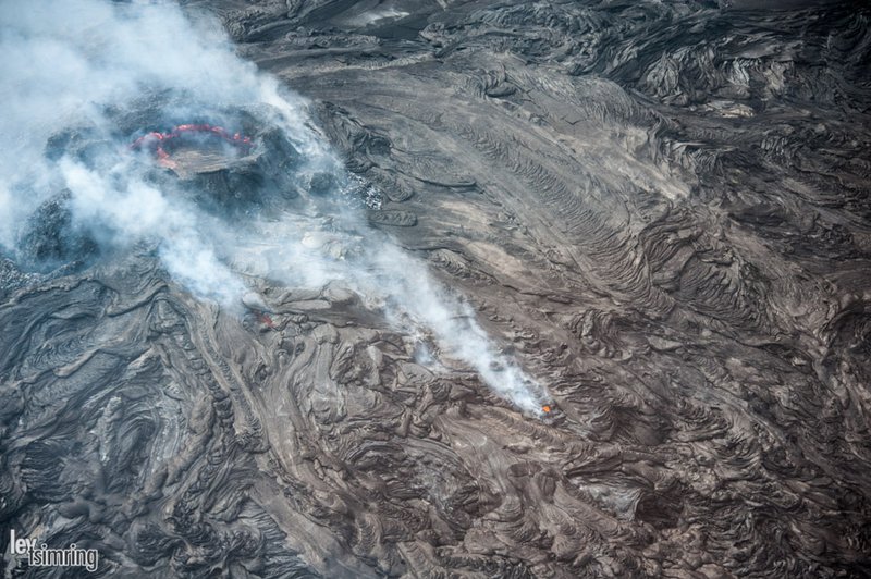 Puu Oo vent of the Kilauea volcano