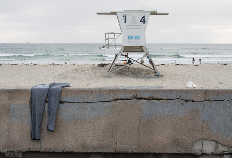 Pacific Beach. Winter. 2