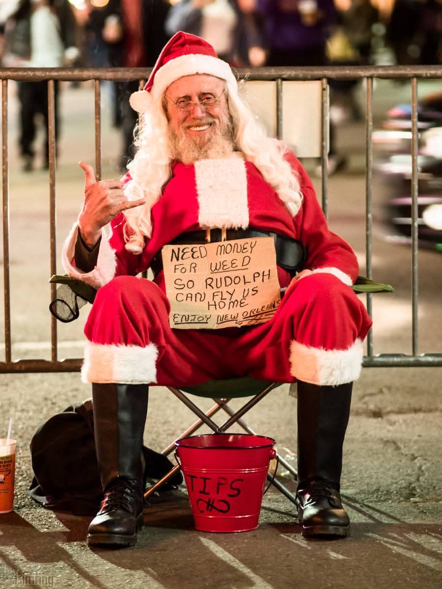 New Orleans' Santa