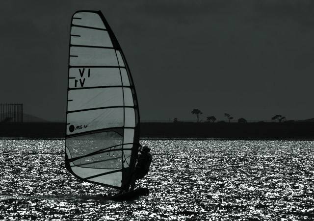 windsurfing