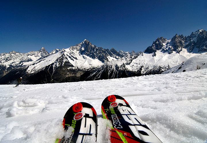 Joy of Alpine skiing