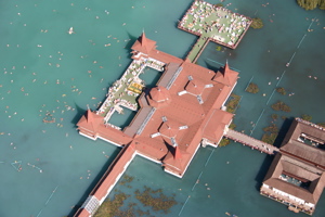 Aerial View of Lake Heviz