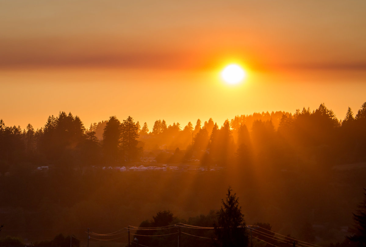 Smokey Sunset