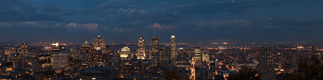 Night Falls On Montreal