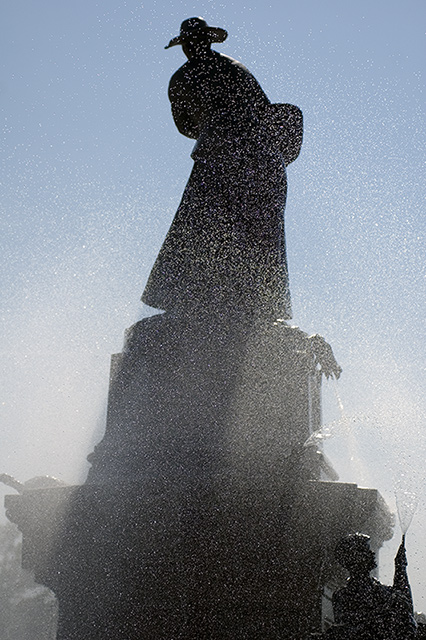 Fountain Silhouette