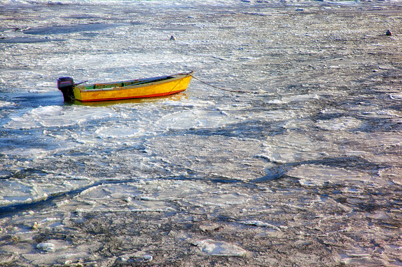 POW 7: Skiff and Ice, Stage Harbor