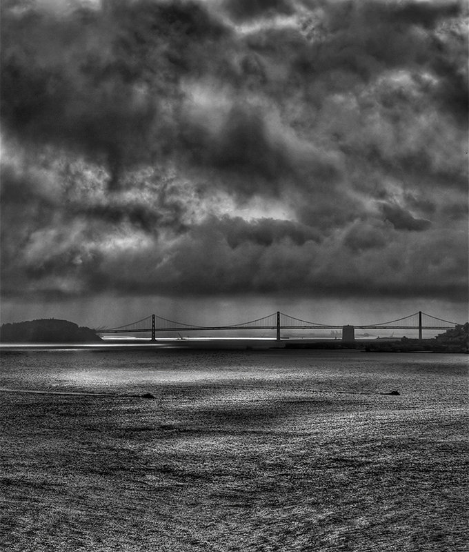 Bay Bridge, Treasure Island, October Morning