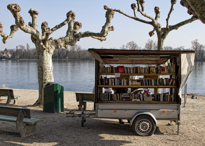 Bookmobile in Rüdesheim