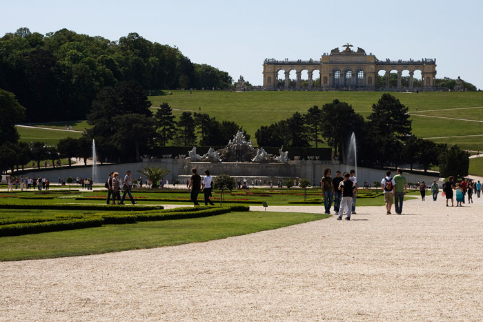 Schönbrunn Palace - the back yard