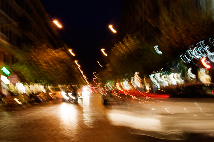 Crossing the street