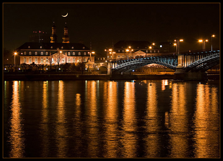 Moon over Mainz