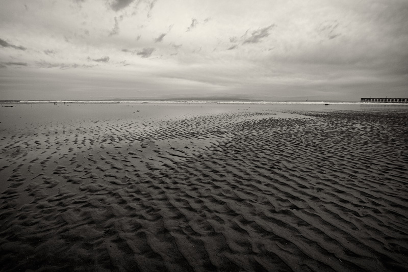 Beach, low tide