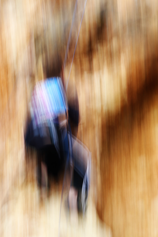 Climber blur