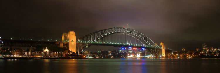 Sydney Harbor Bridge at Night (3:1)