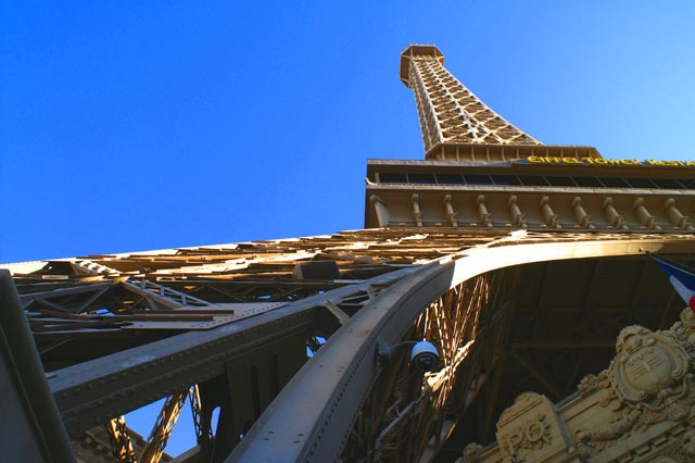 Eiffel Tower Hotel (low angle)