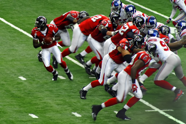 Vick Takes the Snap