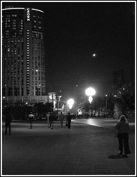 Fire balls at Melbourne Casino