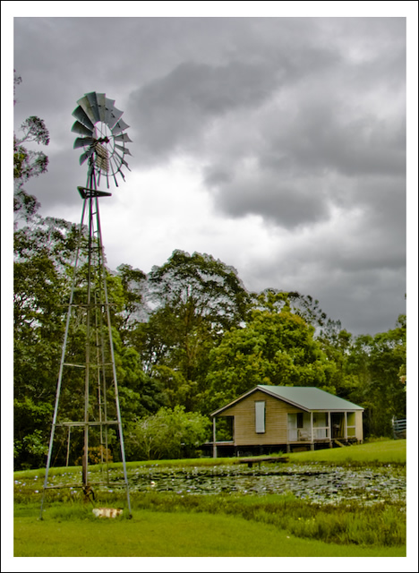 Shack by Wongawallan Creek