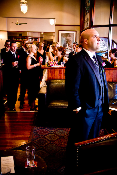 Bridal Party at the Pub