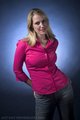 Maggie in pink