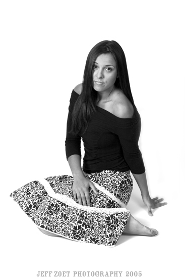 Jenna in skirt