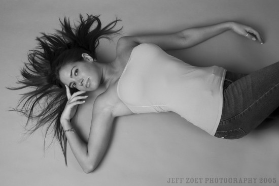 Linda on floor