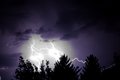 Alien in the lightning