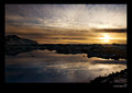 Sunset over the Blue Lagoon