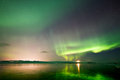 Aurora reflecting