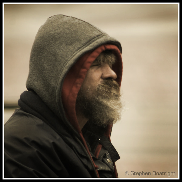 Hooded Man, Waiting