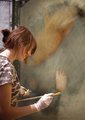 Stepping into the painting