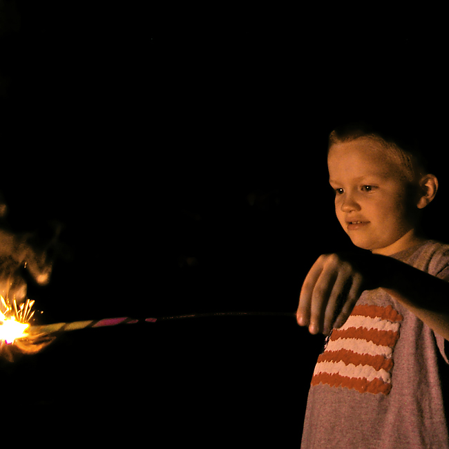 Day 4-Alternative: Sparkler Boy