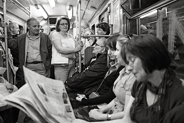 crowded