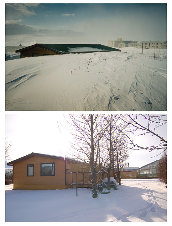 winter in reykholt 2, living house