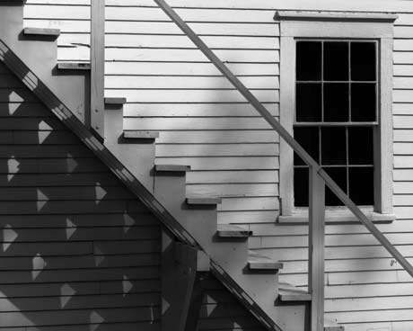 Stairs at Maine Maritime Museum