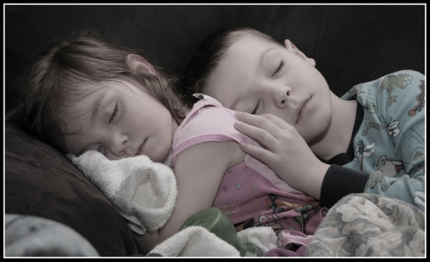 My snoozin' babies