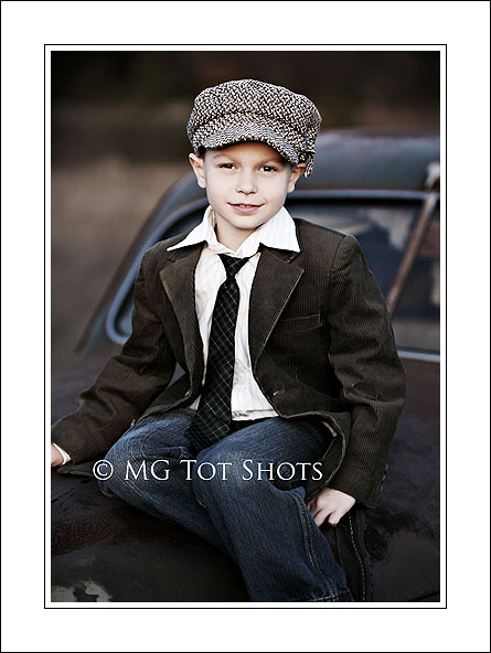 A Boy On The Car