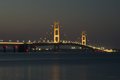 Mackinac Bridge at Night