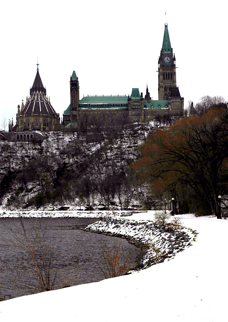 Parliament from the Ottawa River