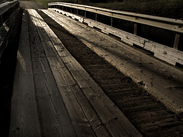 Wood Bridge at San Simeon Creek #2