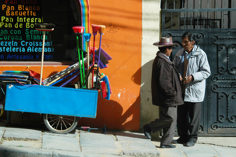 Market Street in La Paz