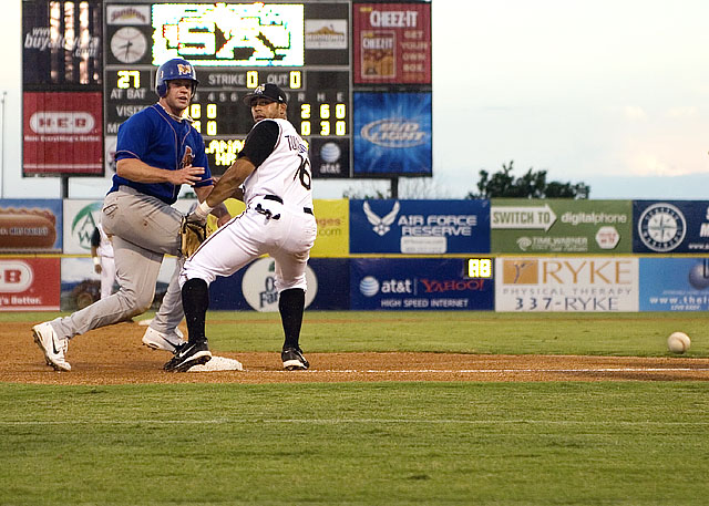 Safe at 3rd missed ball-2